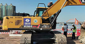 中國電建挖掘機盲區(qū)監(jiān)控預(yù)警